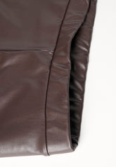 Leggings in Eco Pelle Elasticizzata effetto Termico Must Plus - Marrone Scuro - Dark brown | Oroblù