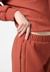 Pantalon en modal technique Boarding Pass - Terre Cuite - Terracotta | Oroblù