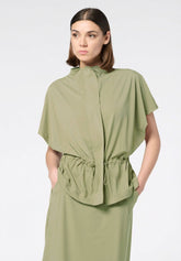 Parka léger en tissu technique stretch New Travel - Vert Militaire - Military | Oroblù