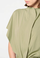 Parka léger en tissu technique stretch New Travel - Vert Militaire - Military | Oroblù