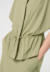 Parka léger en tissu technique stretch New Travel - Vert Militaire - Military | Oroblù