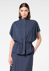 Parka léger en tissu technique stretch New Travel - Bleu - Blue | Oroblù