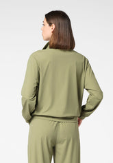 Veste légère en tissu technique stretch New Travel - Vert Militaire - Military | Oroblù