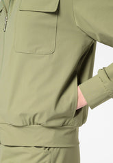 Veste légère en tissu technique stretch New Travel - Vert Militaire - Military | Oroblù