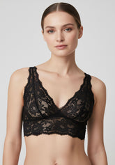 Bralette in Pizzo Elasticizzato Lacewear - Nero - Black | Oroblù