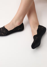 Chaussette Protège-pieds en Dentelle Lacy - Noir - Black | Oroblù