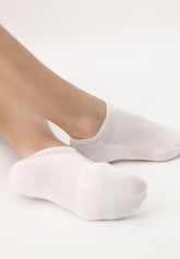 Socquettes en Lyocell Perfect Comfort - Blanc - White | Oroblù