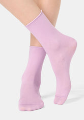 Chaussette en Coton Biologique Ankle - Lilas - Lilac | Oroblù