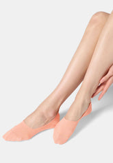 Protege-pieds-en-Coton-Biologique - Rose Saumon - Salmon | Oroblù