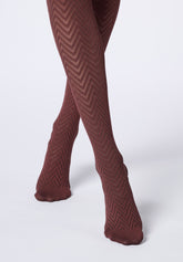 Collant Opaque Tweed 40 - Cacao 3 - Cacao 3 | Oroblù