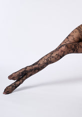 Collants Transparents Effet Dentelle Seductive Lace 20 - Noir - Black | Oroblù