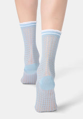 Calzino Corto traforato in Cotone Mesh - Azzurro Cielo - Sky | Oroblù
