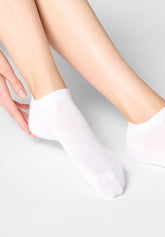Chaussette Sneakers en Lyocell Perfect Comfort - Blanc - White | Oroblù