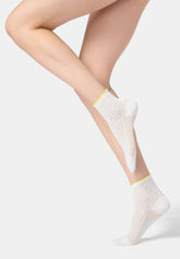 Socquette en coton Ajour - Blanc - White | Oroblù
