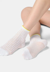 Socquette en coton Ajour - Blanc - White | Oroblù