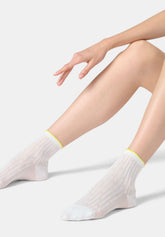 Socquette en coton Ajour - Blanc - White | Oroblù