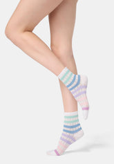 Socquette en coton Crochet - Bleu Ciel - Sky | Oroblù