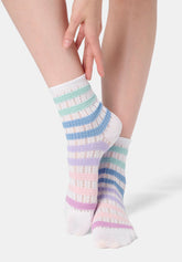 Socquette en coton Crochet - Bleu Ciel - Sky | Oroblù