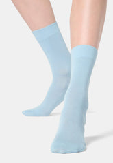 Chaussette en Lyocell Soft Perfect Comfort - Bleu Ciel - Sky | Oroblù