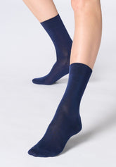 Chaussette en Lyocell Soft Perfect Comfort - Bleu - Blue | Oroblù