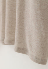 Pull--a-col-roul-e-en-cachemire-micromodal-et-parfait--a-manches-longues - Beige - Beige | Oroblù