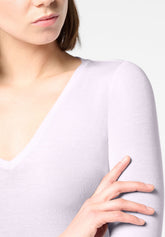 Perfect-Cashmere-Micromodal-and-Cashmere-3--4-Sweater - Lilas 12 - Lilac 12 | Oroblù