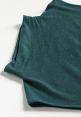 Body sans manches à Col roulé en Modal et Cachemire Perfect Line Cashmere - Vert Forêt - Forest | Oroblù