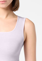 Top-large-en-cachemire-Micromodal-et-Perfect-Line - Lilas 12 - Lilac 12 | Oroblù