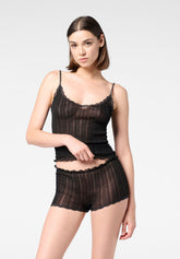 Culotte Fil d’Écosse Luxe - Noir - Black | Oroblù