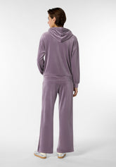 Tuta Due Pezzi in Ciniglia Chenille Boarding Pass - Lilla - Lilac | Oroblù