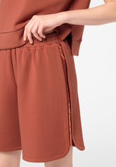 Technische Modal‑Shorts Boarding Pass - Terrakotta - Terracotta | Oroblù