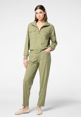 Leichte Stretch‑Hose Technical New Travel - Militärgrün - Military | Oroblù