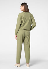 Leichte Stretch‑Hose Technical New Travel - Militärgrün - Military | Oroblù