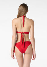 Slip con Fiocchi Costume Drapé - Rosso - Red | Oroblù