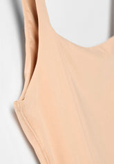 Body Spallina Stretta in Eco-Microfibra Elasticizzata Skinwear - Nudo - Skin | Oroblù