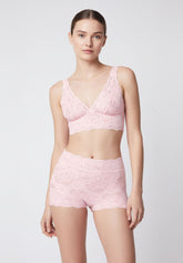 Bralette in Pizzo Elasticizzato Lacewear - Rosa Peonia - Peony | Oroblù