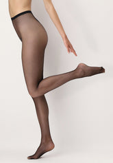 Collant a rete Tricot - Nero - Black | Oroblù