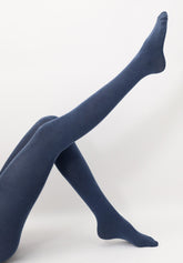 Collant Coprente in Lyocell Comfort Touch - Blu Jeans - Blue jeans | Oroblù