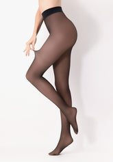 Collant Coprente Termico effetto Velato Thermo-Nude - Nero - Black sheer | Oroblù
