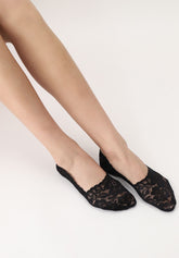Spitze Fantasie  Socke - Schwarz - Black | Oroblù
