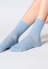 Söckchen aus Bio-Baumwolle - Himmelblau 1 - Sky 1 | Oroblù