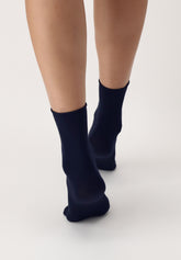 Calzino Corto in Modal e Cashmere Cheryl - Blu 11 - Blue 11 | Oroblù