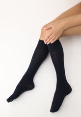 Gambaletto Coprente in Lana Superwash Nives - Blu 11 - Blue 11 | Oroblù