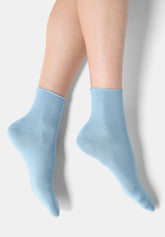 Socken aus Lyocell Perfect Comfort - Himmelblau - Sky | Oroblù