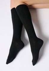 Gambaletto Coprente in Lana e Cashmere Nancy - Nero - Black | Oroblù