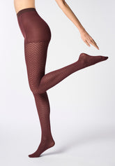 Blickdichte Strumpfhose Tweed 40 - Kakao 3 - Cacao 3 | Oroblù