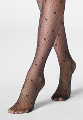 Feinstrumpfhose mit Mikromuster Graceful 20 - Schwarz - Black | Oroblù