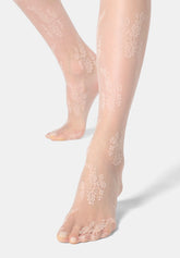 Collant Velato effetto Pizzo Ethereal 20 - Beige Rosato 8 - Cosmetic 8 | Oroblù