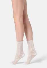 Calzino Corto traforato in Cotone Mesh - Bianco - White | Oroblù