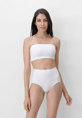 Seamless Bandeau Top Dolcevita - White - White | Oroblù